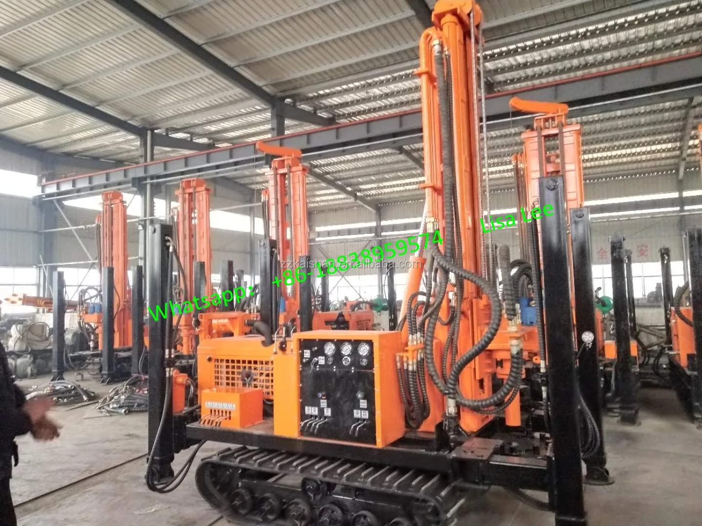 150 米深度 ks150r 钻孔水钻机价格与柴油发动机