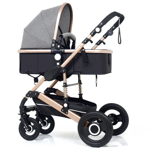 

Factory direct sale Baby Stroller 2 in 1 newborn stroller for 0-36 months High Landscape baby pram strollers, As picture shows