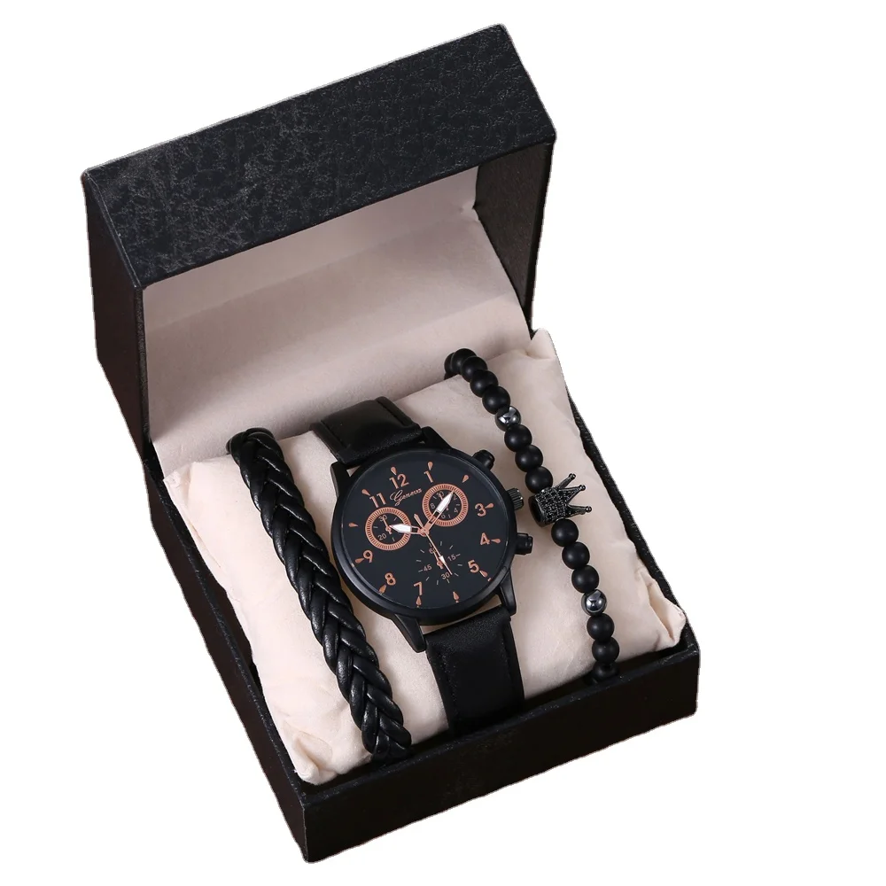 

Women jewelry Bracelet Watches set Casual Leather strap Ladies Fashion Simple wrist watch for girls Quartz Wristwatch Female