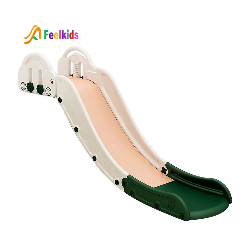 

Feelkids children's playground folding cheap preschool plastic indoor play set slide toy for kid