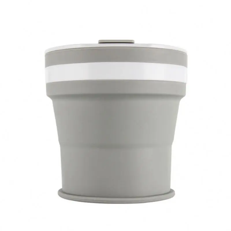

silicone drinking cup with lids yo2,7j folding cup, Many color to choose