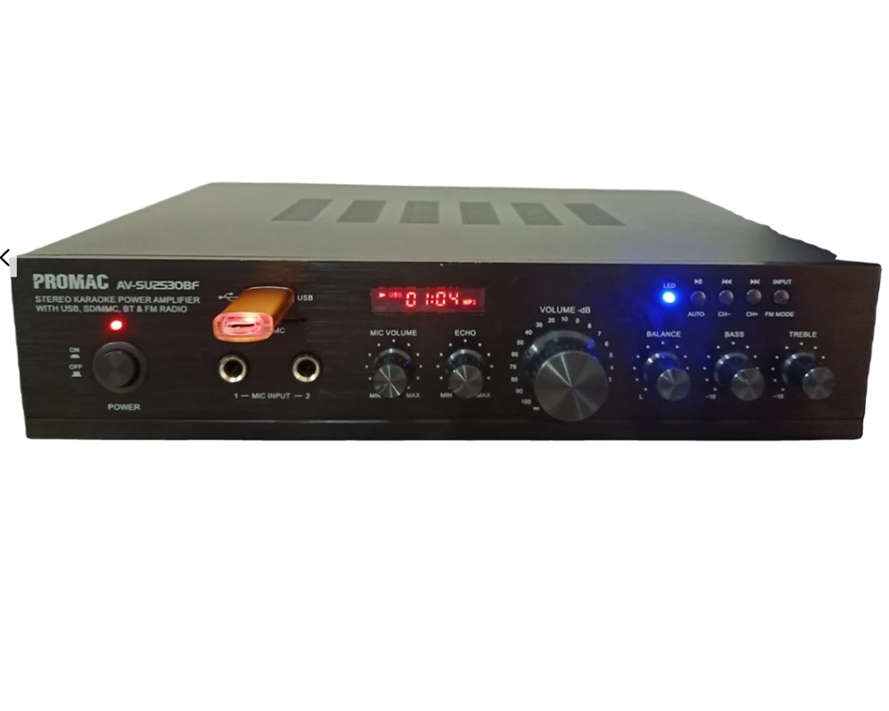 

Hot selling electret public address power supply amplifier with low price, Black