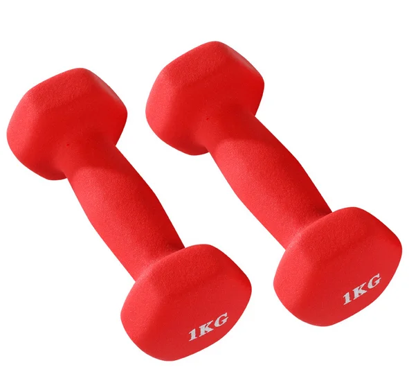 

Body workout weight lost PVC dumbbell set Vinyl coated iron dumbbell weights, Any color available