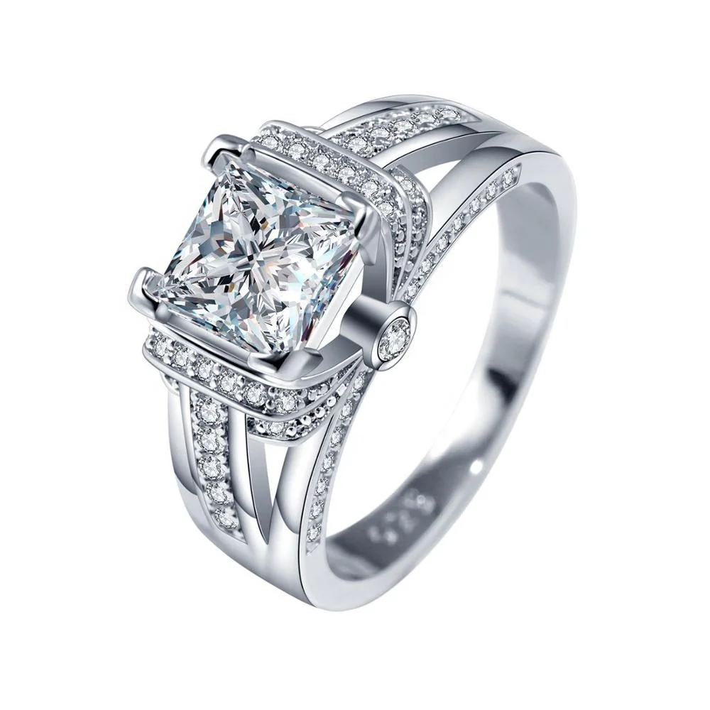 

Engagement Wedding Finger Ring For Women's Fashion Jewelry Gift