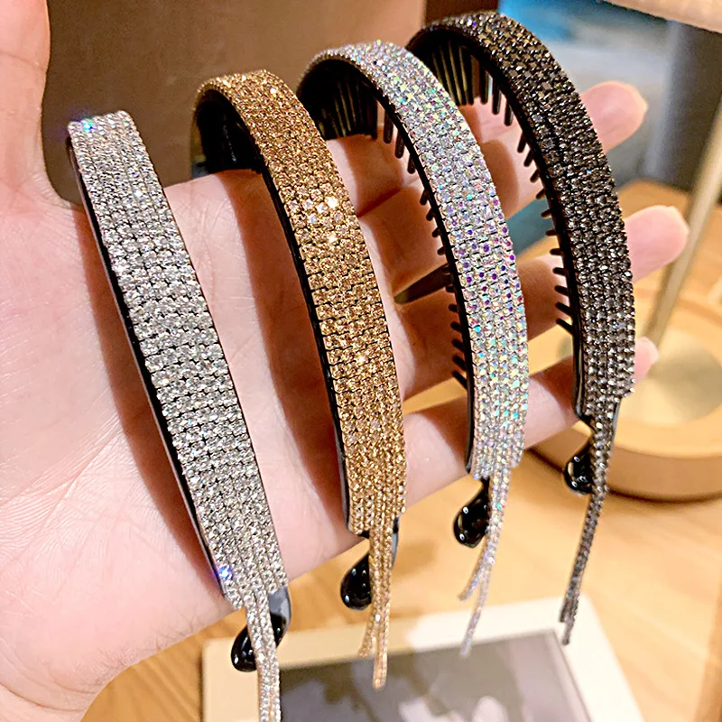 

Women new Hair chains fashion tassel chain for hair with diamond