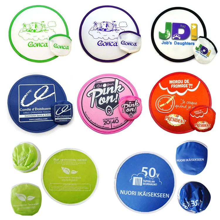 Factory Promotional Portable Custom Nylon Foldable Hand Round Fan