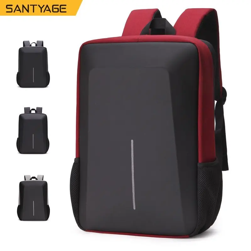 

Cheap High Quality Simple Waterproof Reflective Strip Oxford Cloth Backpack Laptop Bags