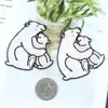 computer embroidery chapter adorable pet DIY series polar bear panda black and white clothing patches
