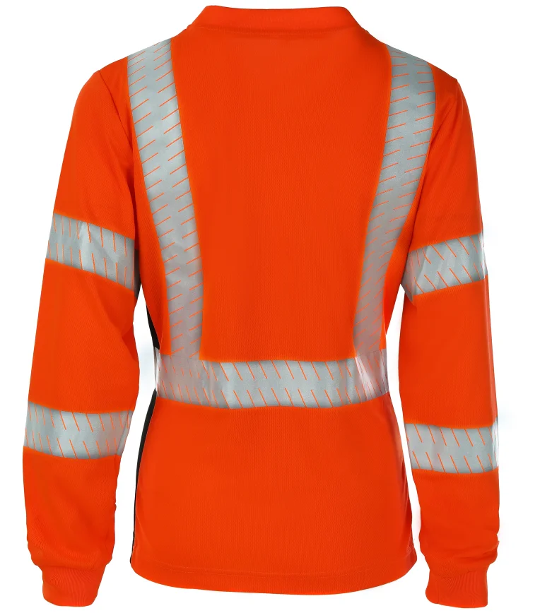 Women Reflective Safety Long Sleeves T 