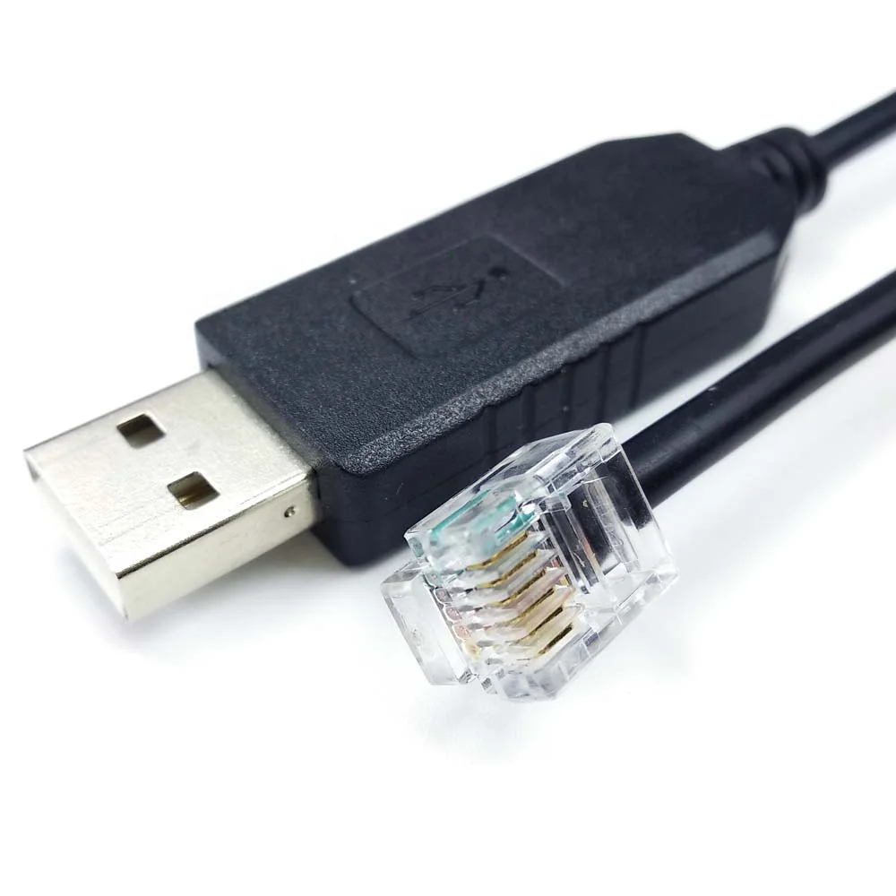 

FTDI USB UART to RJ11 RJ12 for Skywatcher AZ GTi Mount to PC direct Cable EQMOD EQDirect-USB PC Link