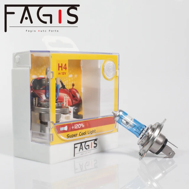 Fagis super cool light h4 12v 60/55w p43t car xenon lamp headlight auto halogen bulb