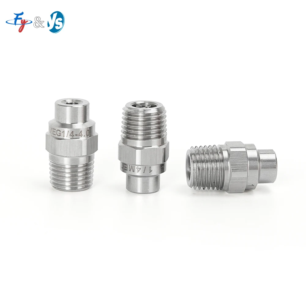1/4" MEG Wash Jet Nozzle High Pressure Impact Cleaning Nozzle Solid Stream Nozzle