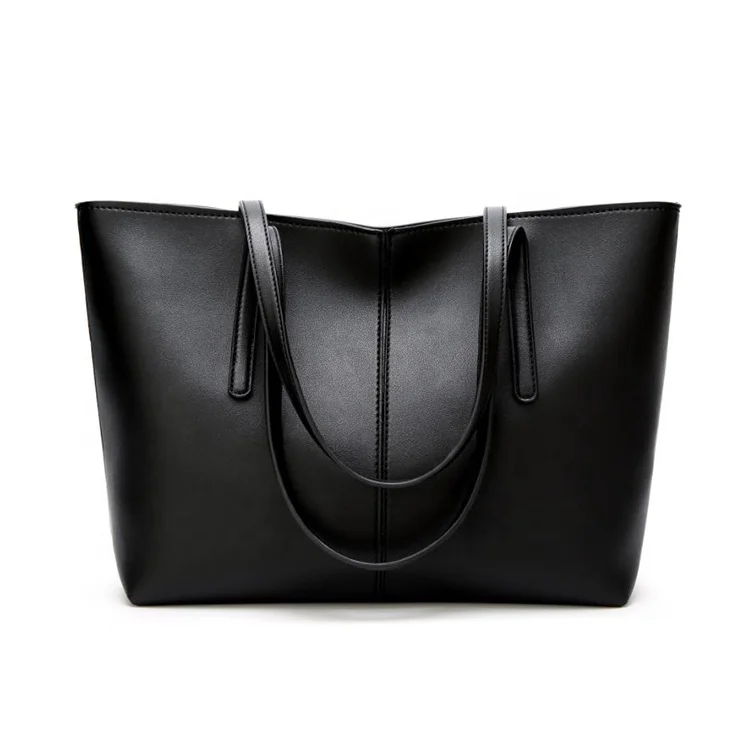 

Designer New Fashion Trendy Women Genuine Leather Handbags PU Leather Large Capacity Ladies Tote Handbag For Women, 4 colors