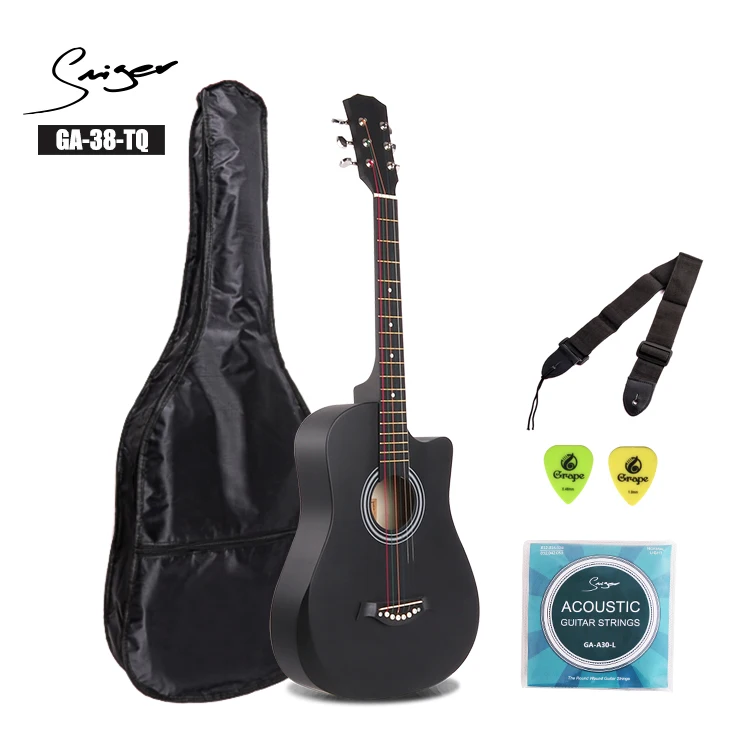 

Wholesale cheap price beginner acoustic guitar Super Airsonic (Carbon Fiber Composite) GA-38-TQ