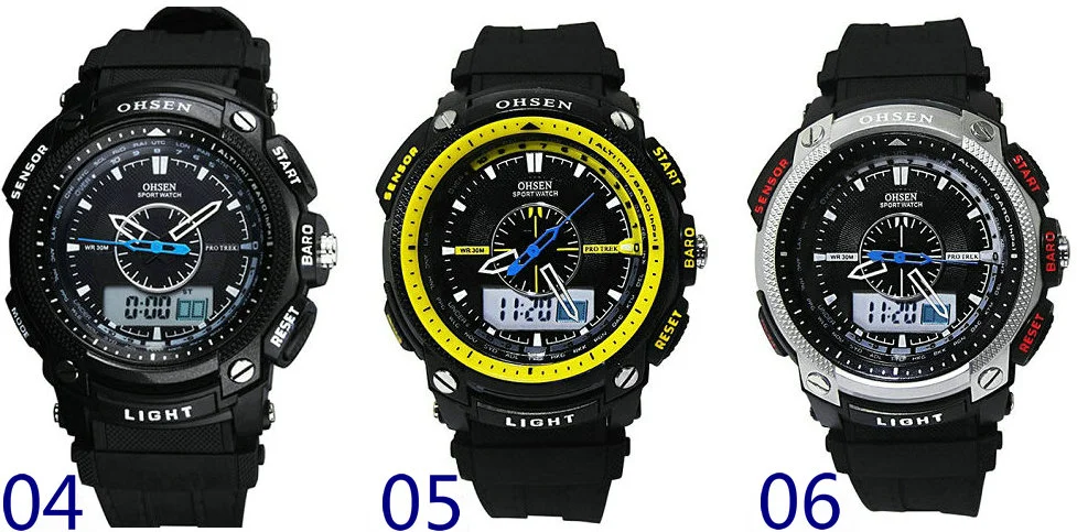 ohsen ad1209 wholesale personalized male digital Alibaba