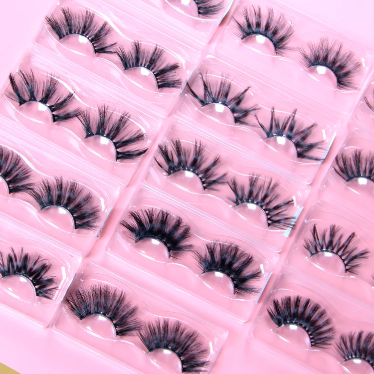 

Vendor wholesale private label custom packaging eyelash box cilios lashes 3d mink natural extension cilios posticos, Natural black mink eyelashes