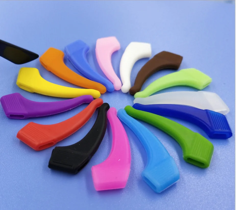 

High Quality Silicone Temple Tips For Glasses Accessories YKTT-1001