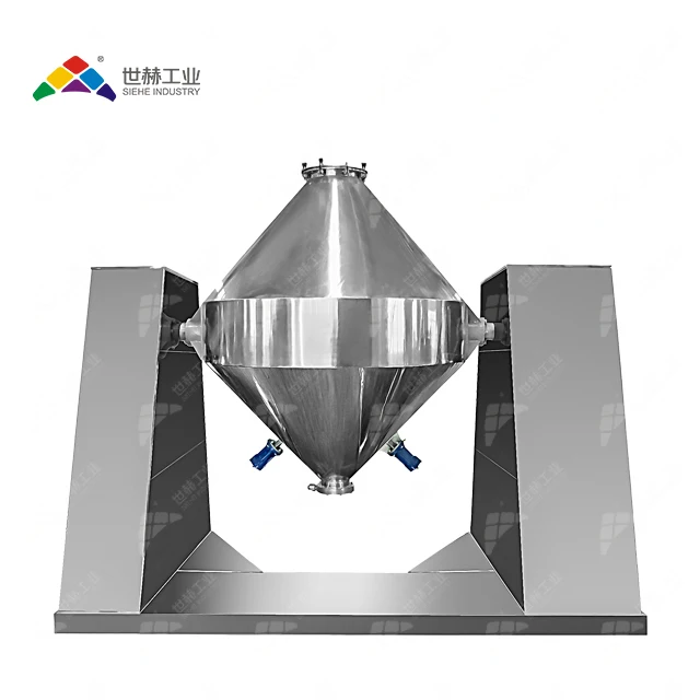 Pharmaceutical Powder Stainless Steel Barrel Rotation Double Cone Mixer
