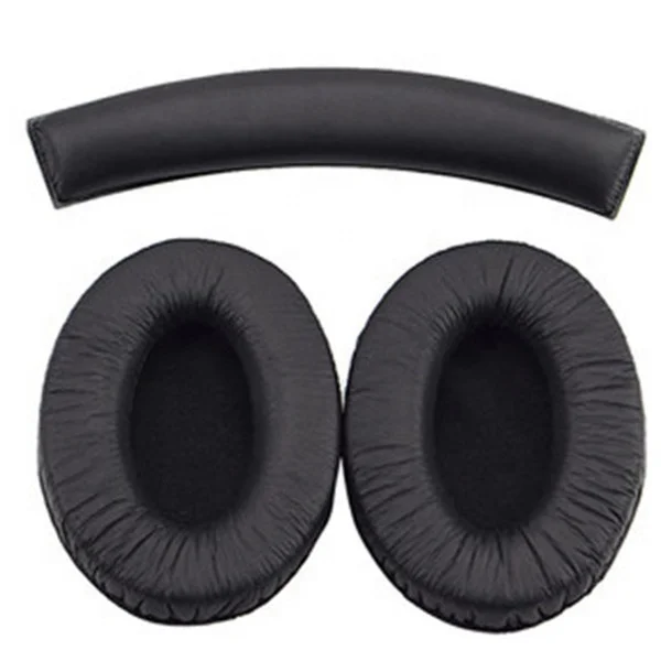 

Free Shipping Frog Leather Earpad Ear Cushion Pads Replacement for Sennheiser HD202 HD212 HD497 HD437 HD447 headphones, Black