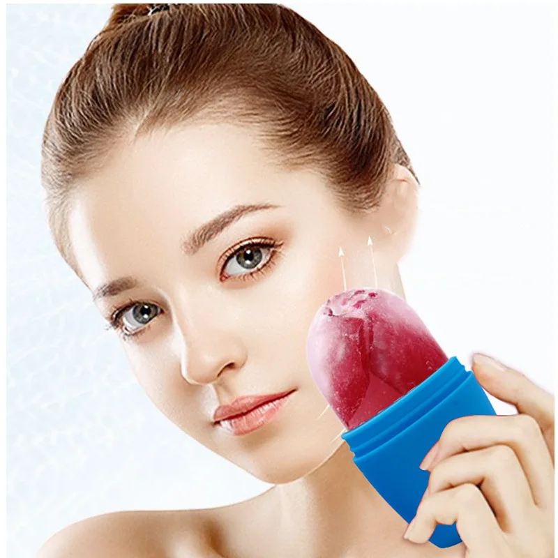 

1643 3D Ice Ball Mould Contouring Eye Ice Roller Facial and Eye Massager, Photo color
