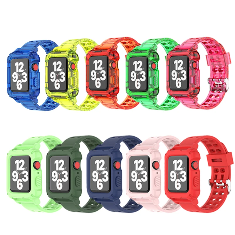 

Black sport band for apple watch silicone bands 38mm for apple watch band and case silicone, 18 colors