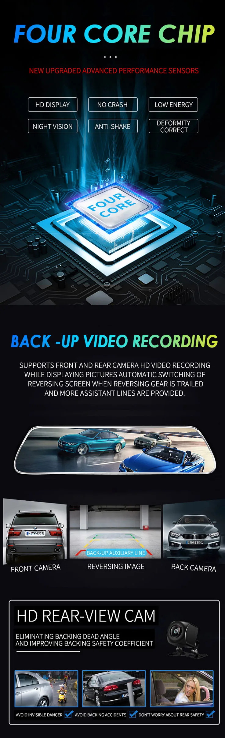 car rearview mirror camera