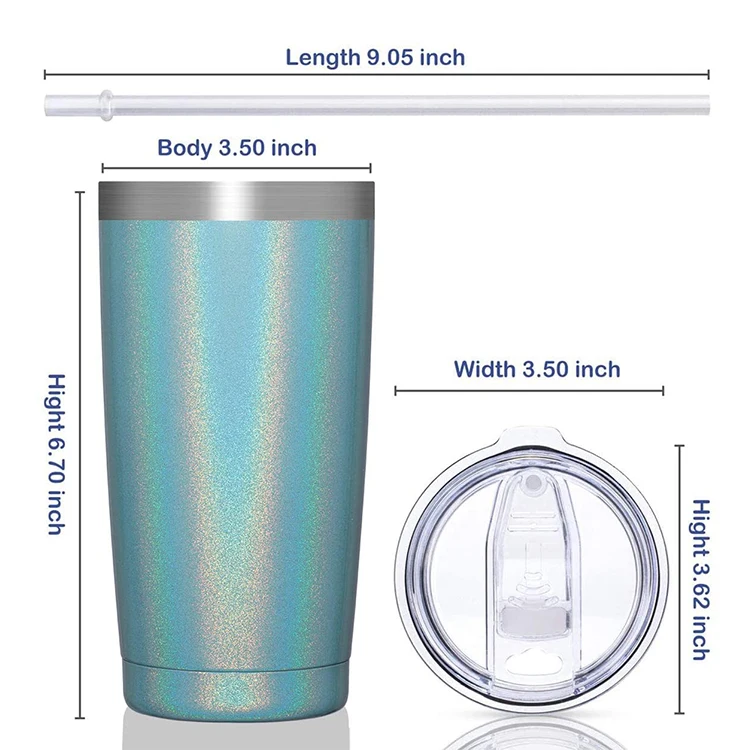 

20oz 30oz Travel thermo Beer Coffee Mug Stainless Steel Insulated vacuum Tumblers with Straw