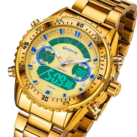 

New STRYVE Brand Mens 50M Waterproof Sport Watch Men Analog Digital LED Watches Dual Time Clock Relogio Masculino