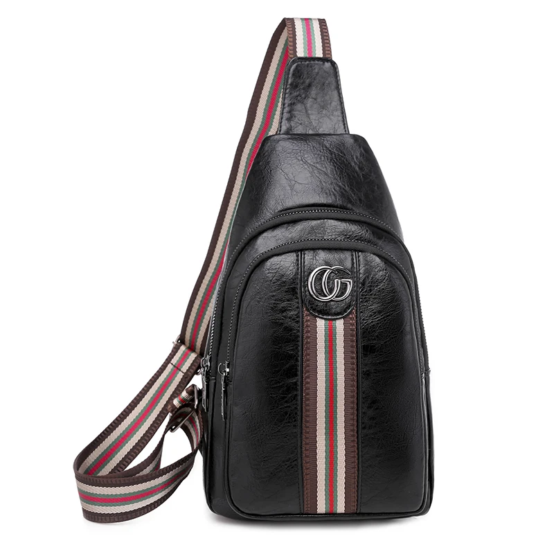 
Factory Direct Smart Crossbody Sling bag Man Messenger for Women PU Leather Shoulder Chest Bag 