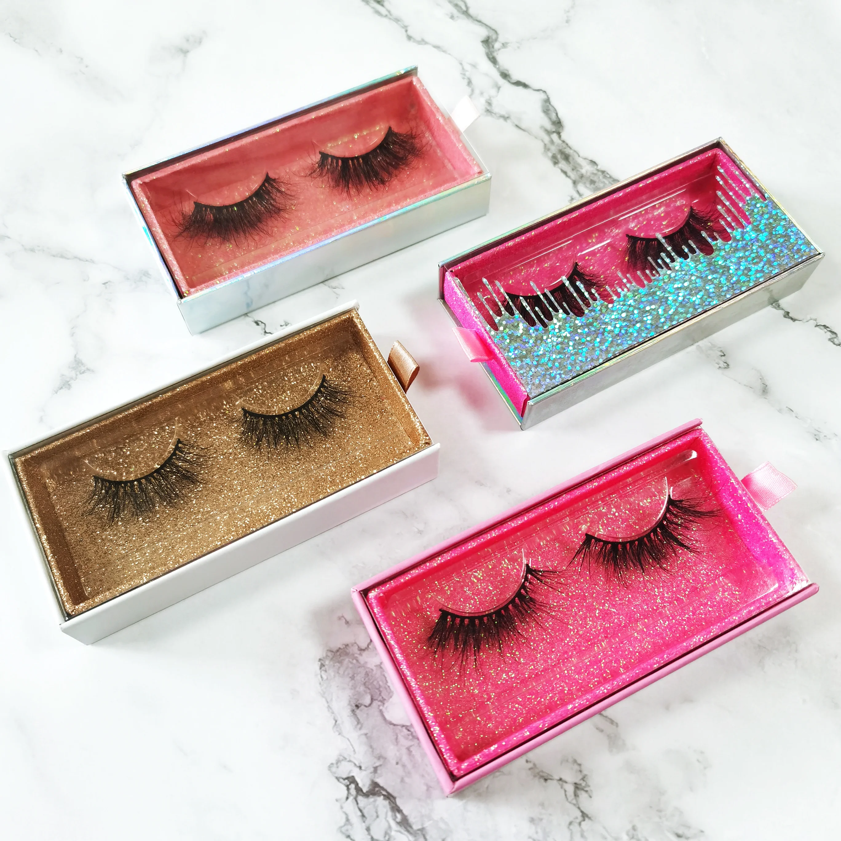 

Cheap Wholesale mink lashes 3D 25mm Glamorous Own Brand Eyelashes And Private Label Natural 3D Mink Eyelashes