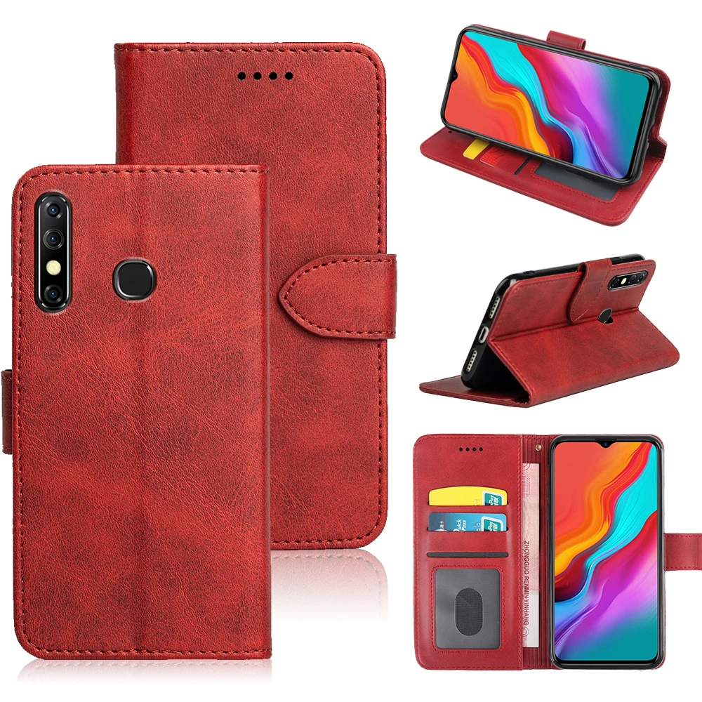 

Luxury Business Leather Case For Infinix Hot 8 7 S4 6 Pro 6X Smart 3 plus 4 2 Note 6 5 stylus 4 zero 5 S5