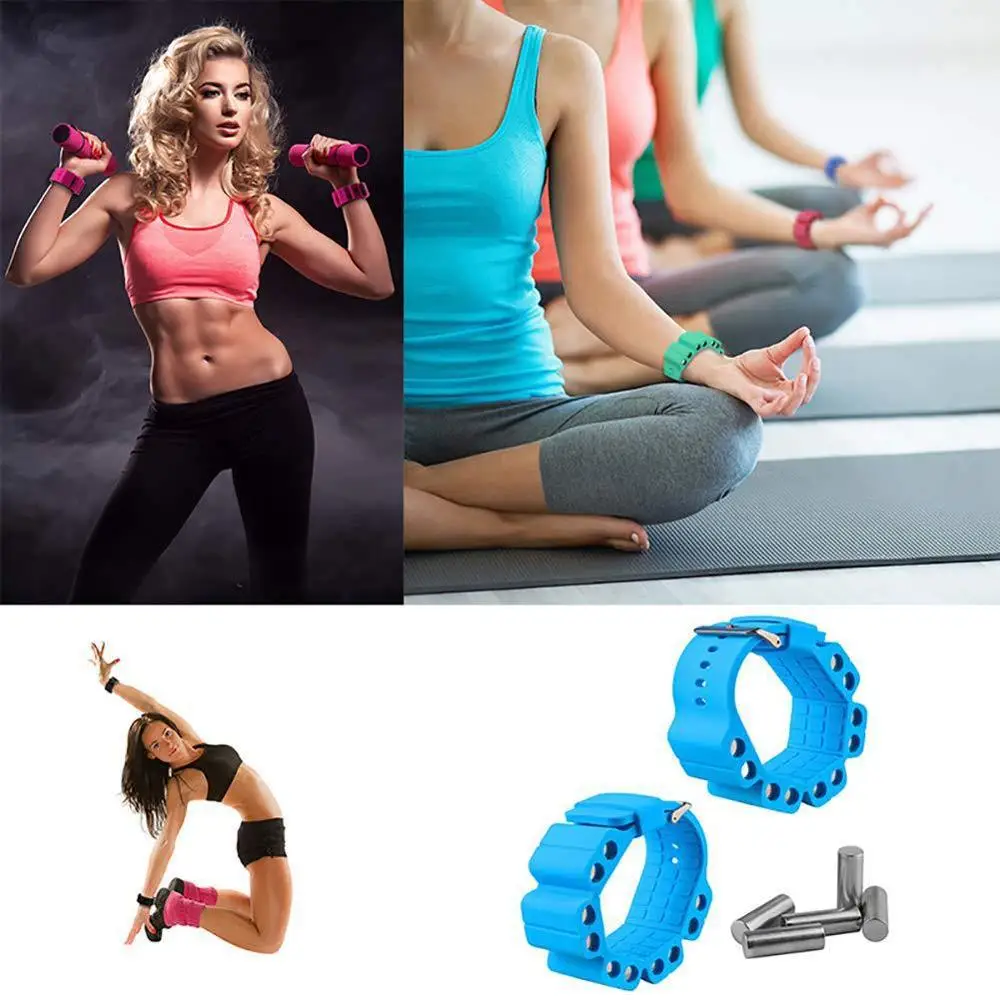 
Wearable Ankle Wrist Weights Adjustable Selectable Weight Strength Training Wrist Bands for Kids Adults 