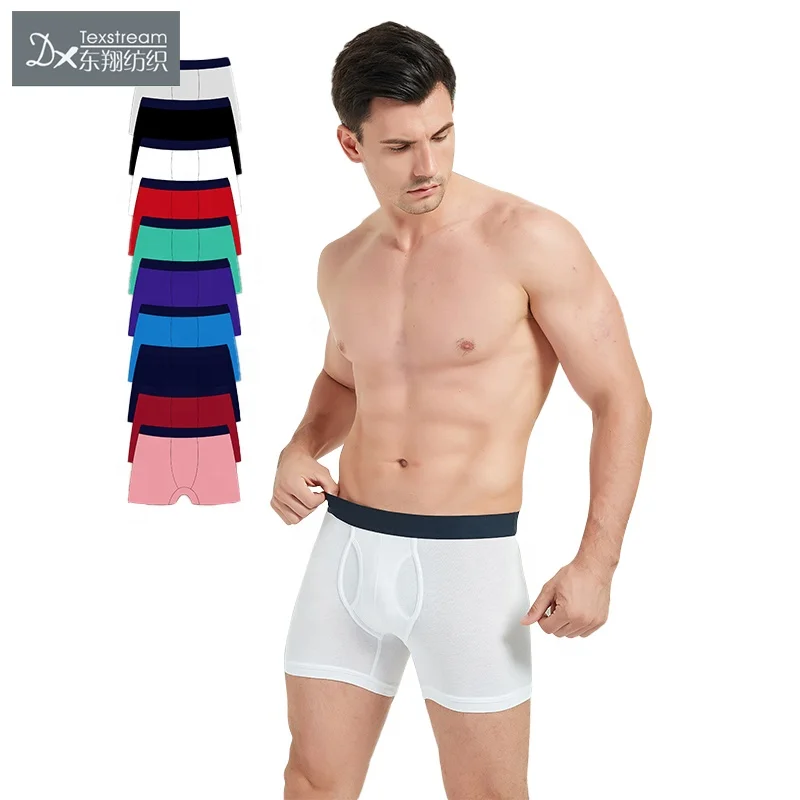 

Good quality wholesale custom boxer underwear men, Customized color
