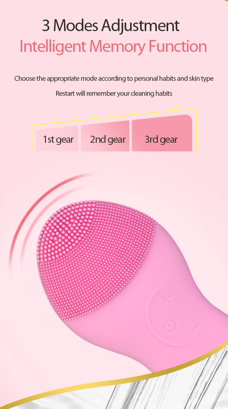 electric cleansing facial brush