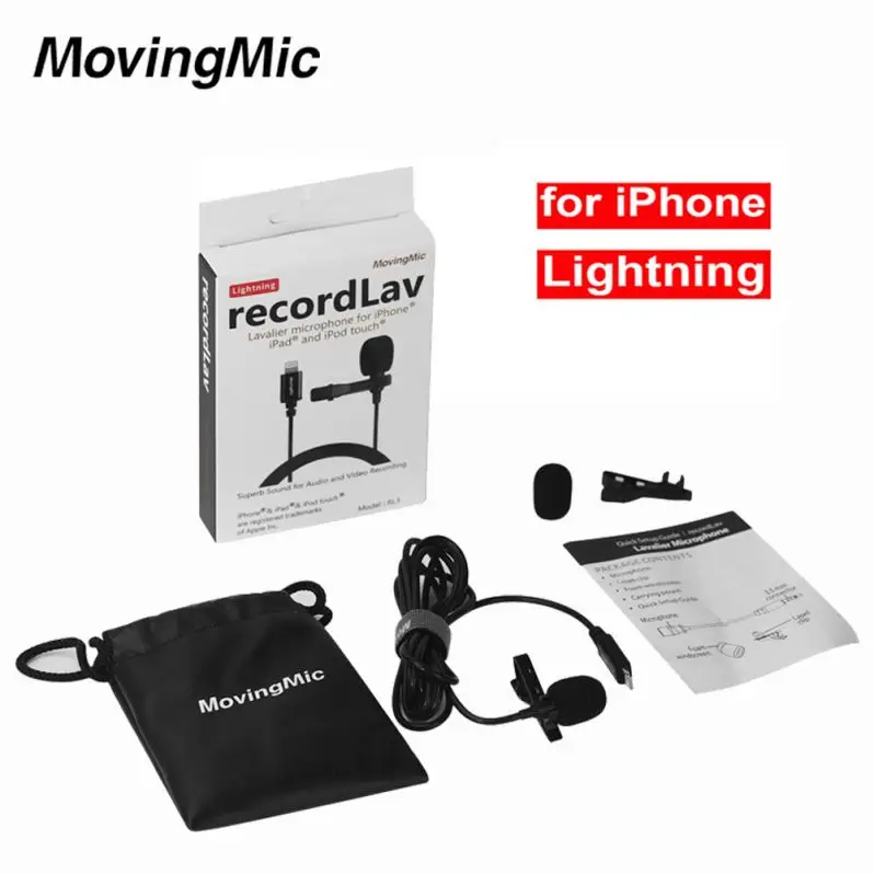 

Hot Selling With Earphone Splitter Professional Microphone Car Kit Video Laptop Microphones For Lightning