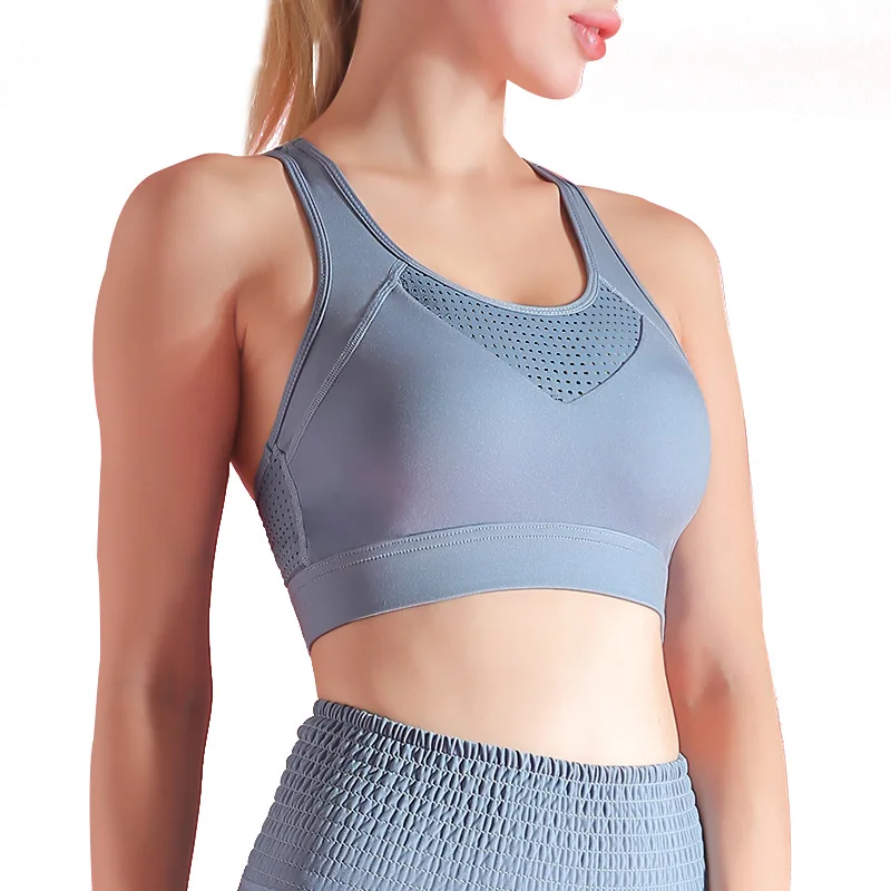 

Sports Bra Solid Color Workout Running Sports Bra Yoga Women Compressed Gym Sport Bra