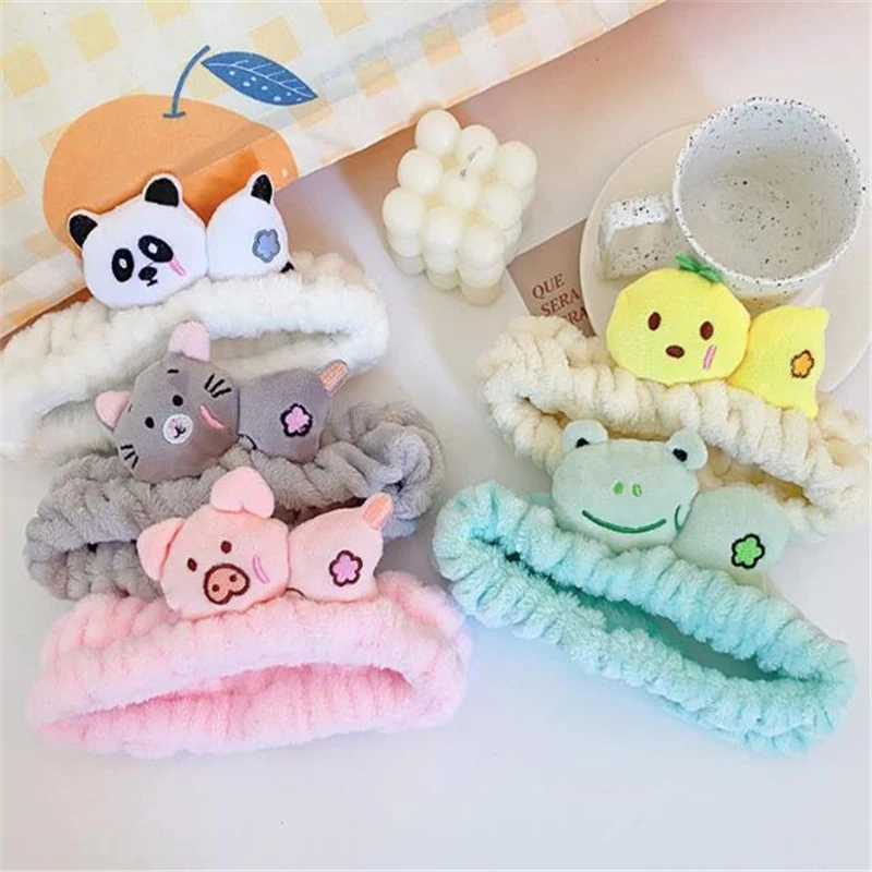 

Cute cartoon animal three-dimensional hair band makeup beauty hair hoop makeup hair accessories for women