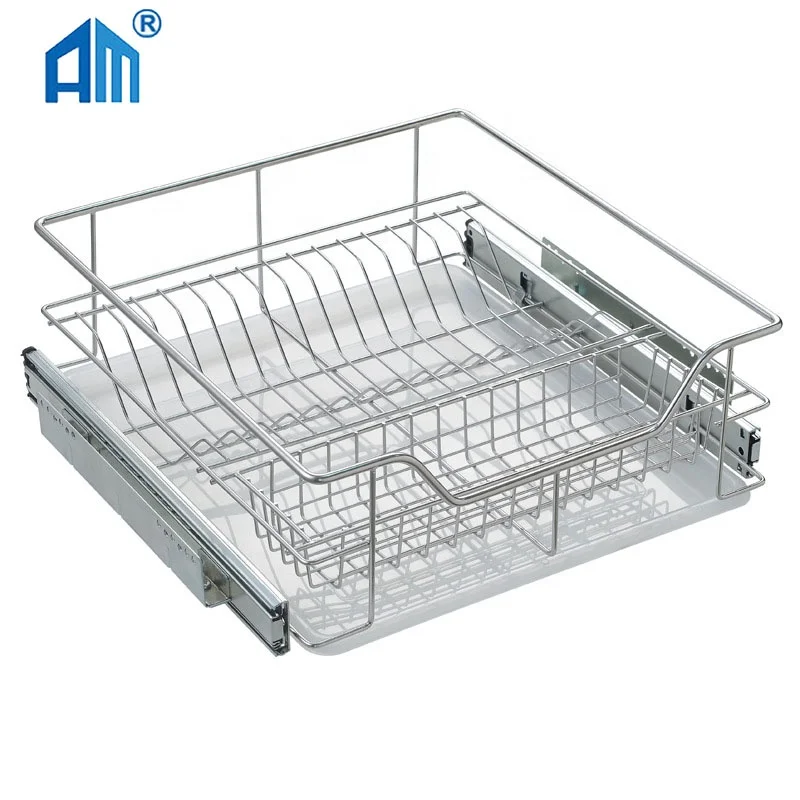 

AM Multi-function Side Mounting Kitchen Wire Basket Drawer
