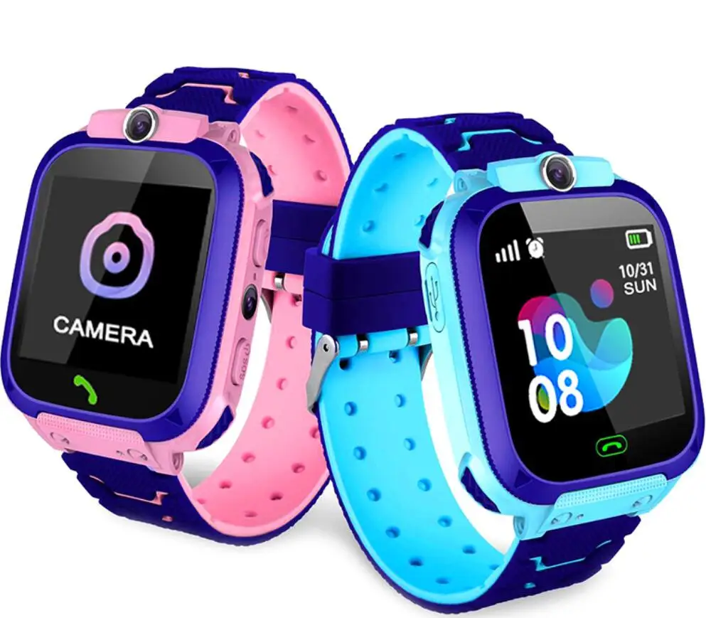 

2021 2G GSM SIM Card kids HD Camera smartwatch Antil-lost Smart watch For Children With SOS LBS Location Tracker