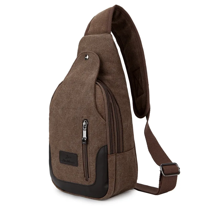 

OEM Factory Price Custom Mans Canvas Fashion Bags For Men Chest Bag