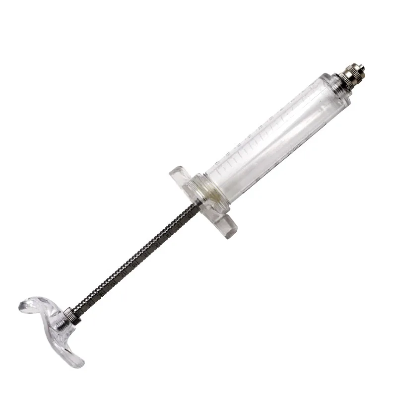 

20ml Plastic Steel Syringe Veterinary Animal Injection Syringe With Graduation For Livestock Pet Poultry