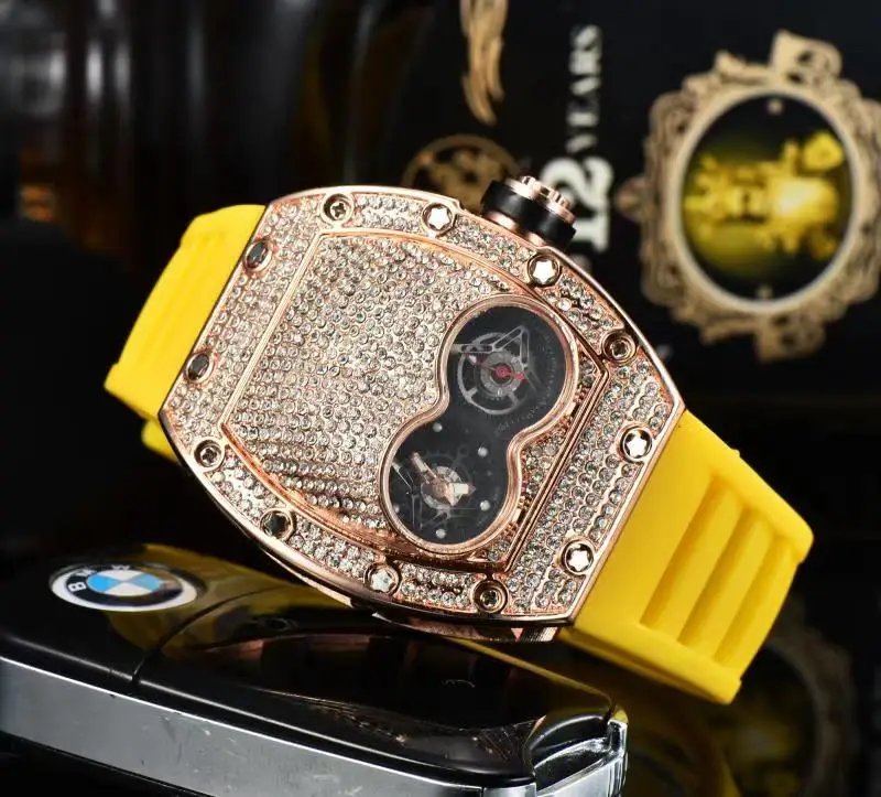 

Fashion Quartz Mens Richad Watches Top Brand Luxury Rubber Army Military
