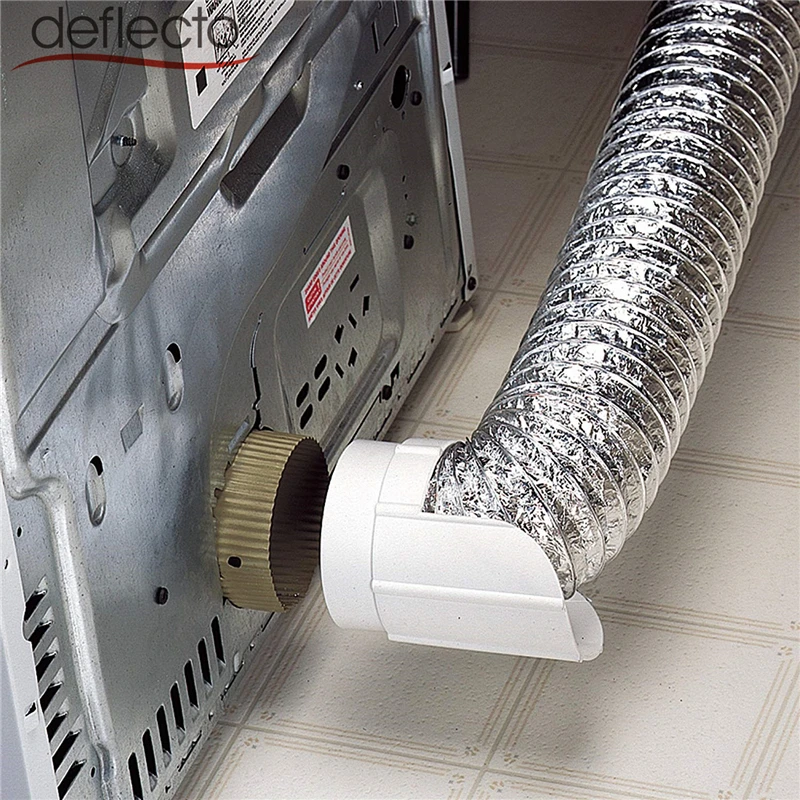 Heat-resistant Dryer Venting Easy Connecting 4 Inches 25 Ft Aluminum ...