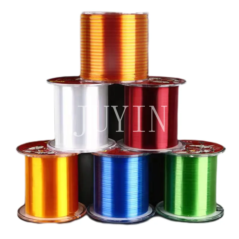 

JUYIN factory direct fishing 500 meters wholesale japanese original silk nylon line taiwan fishing line asia fishing line, Multi