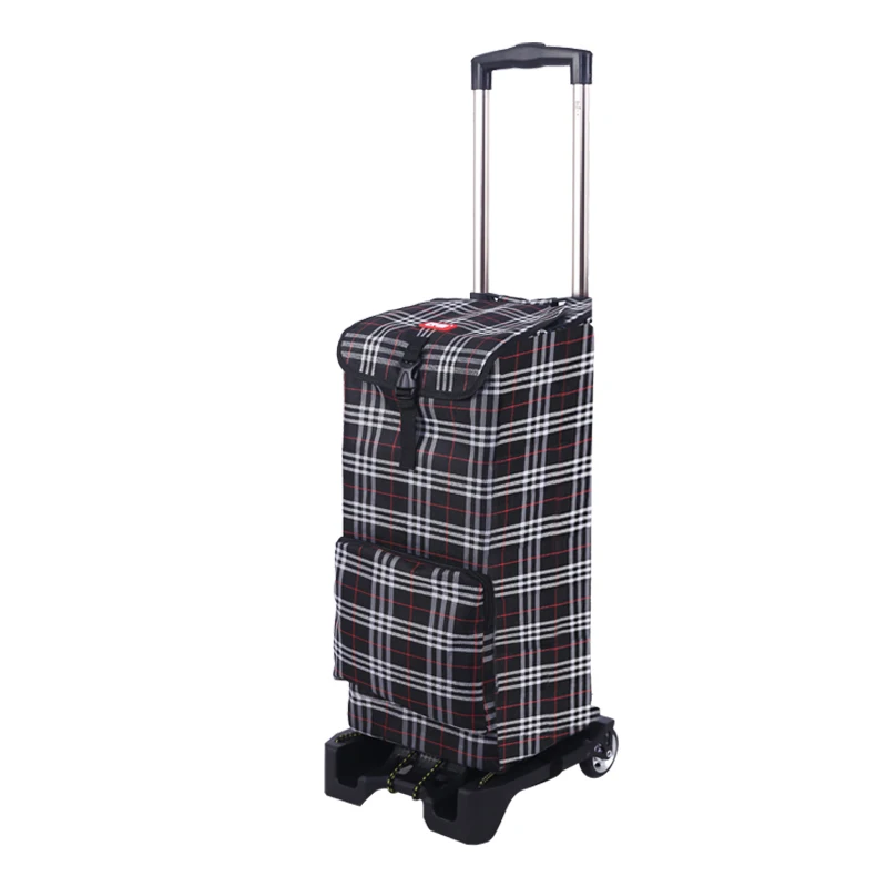 

Folding trolley shopping bag is light and convenient, trolley is fashionable and large-capacity, Cusromize