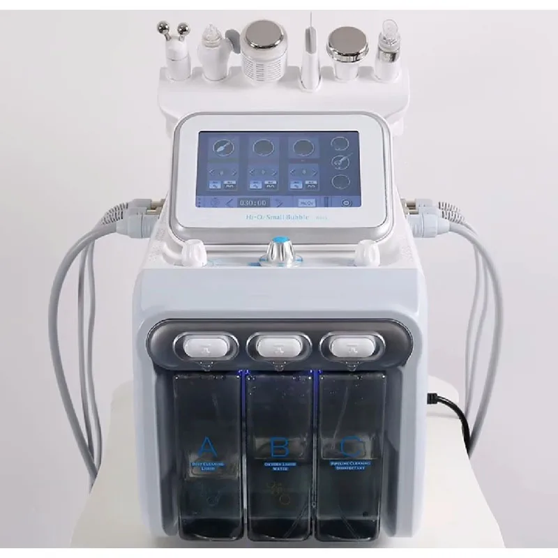 

Water facial peel facial cleaning skin rejuvenation hydra skin peel facial machine Water Dermabrasion Deep Cleaning, White or customozied