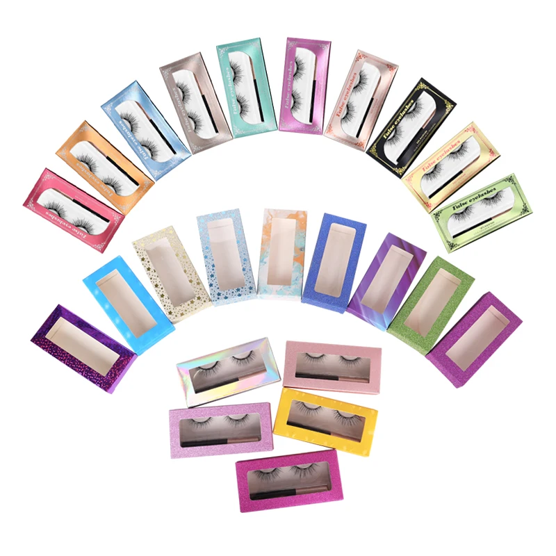 

magnetic 3d eyelashes single pair magnetic eyelashes full strip eyelashes customized boxing