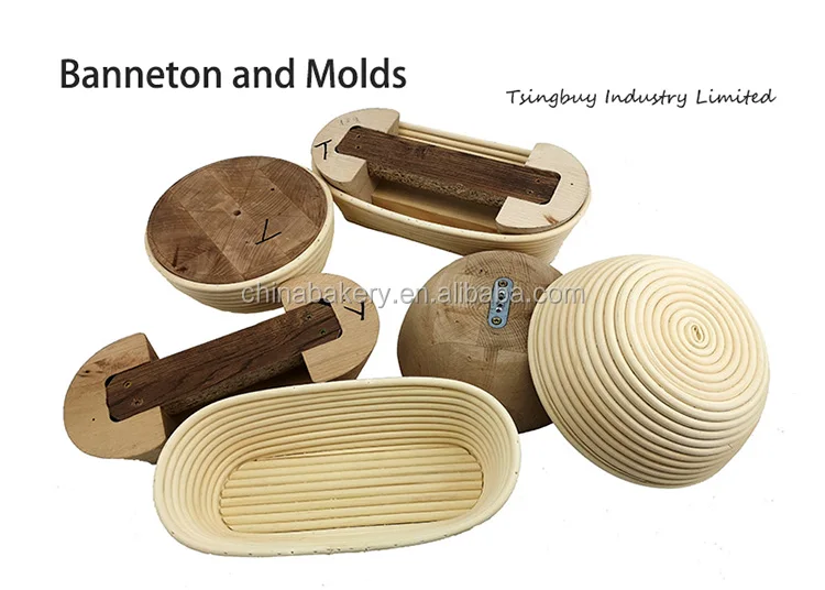 Factory Custom Wood Pulp Bread Proofing Baskets For Bakery