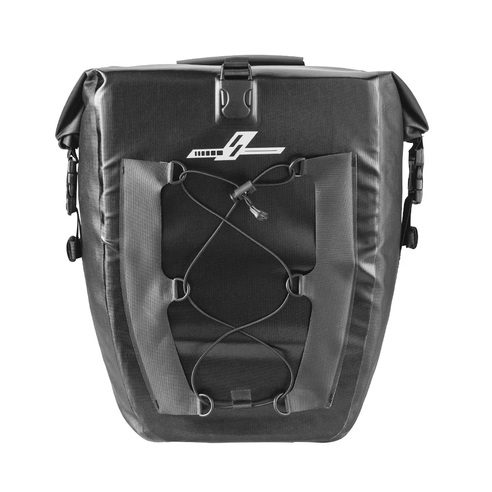 

VANNO 27L Waterproof Cycling Bike Pannier Double Rear Rack Travel Saddle Bag Bicycle Pannier Bag, Black