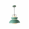 Mint Green office iron pendant lamp led brass and glass pendant light